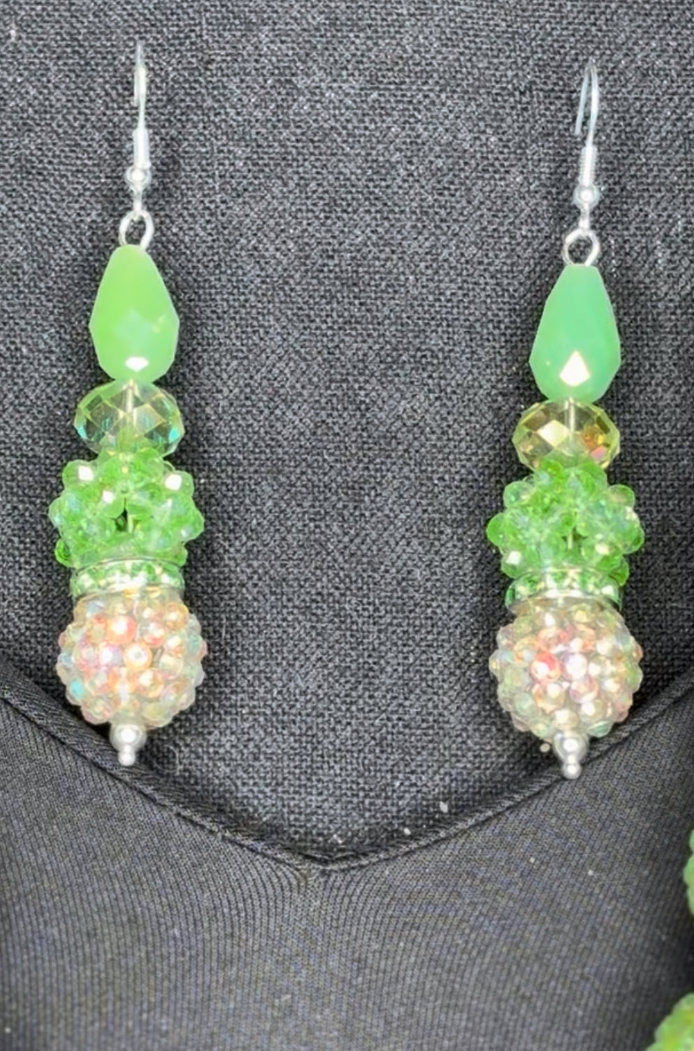 Lime Green Earrings