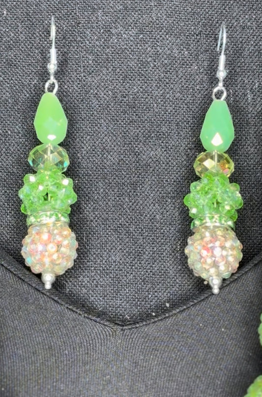 Lime Green Earrings