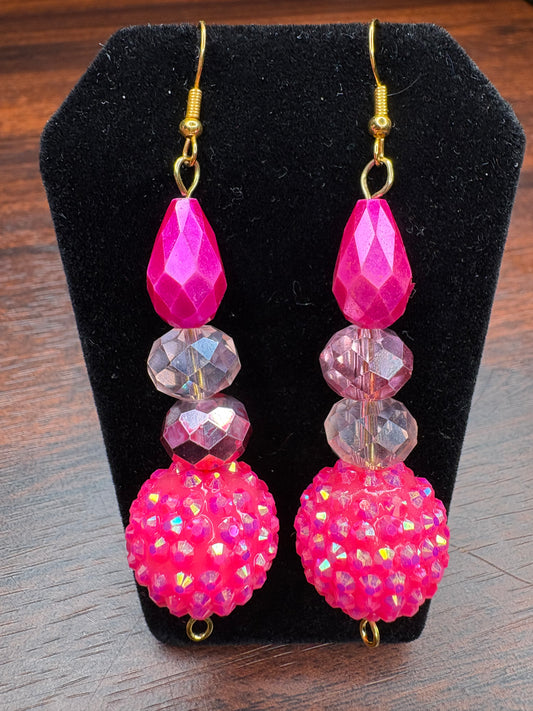 Pink Candy Earrings