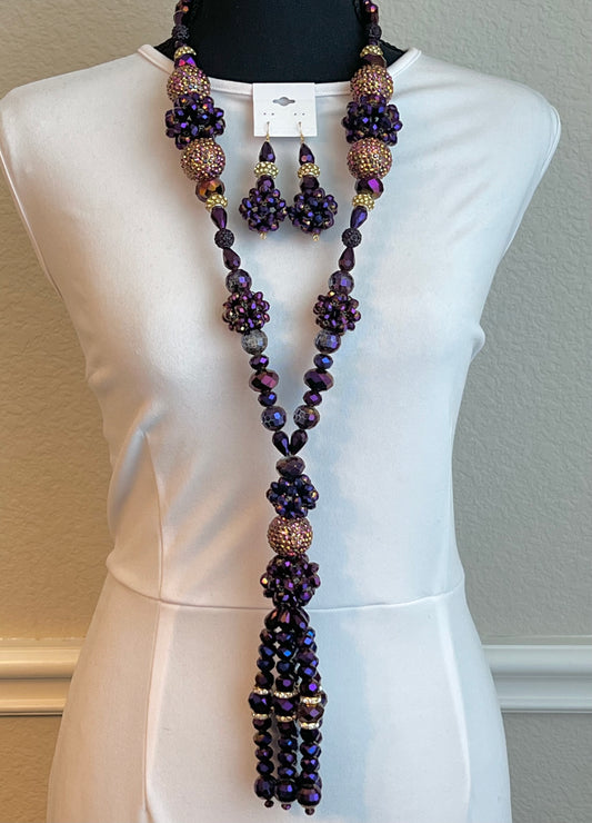 Metallic Purple - Tassel