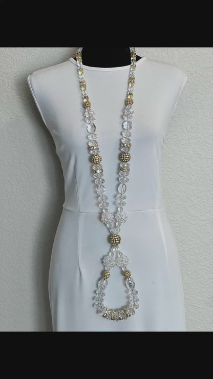Clear & Gold - Tassel