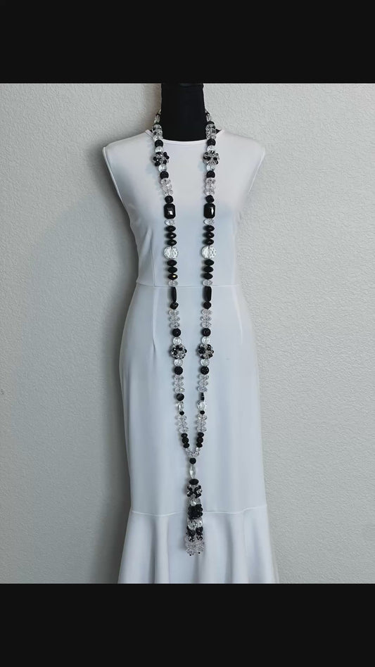 Black & Clear - Tassel