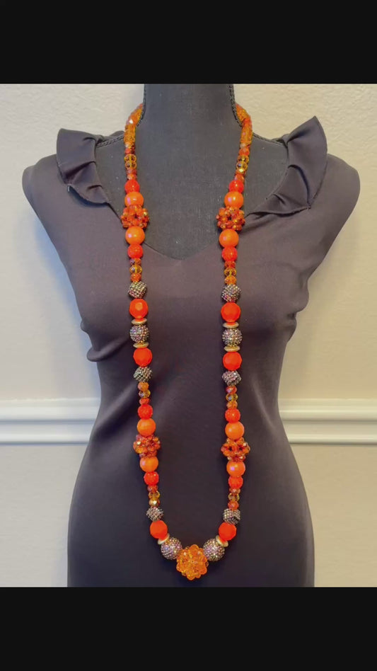 Orange & Gold - Round