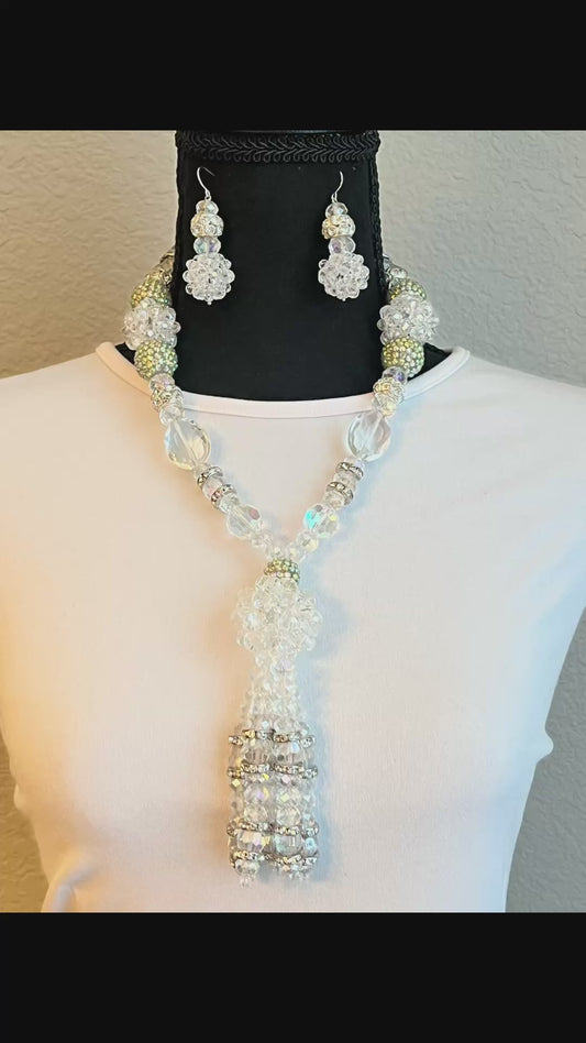 Clear & Silver - Tassel