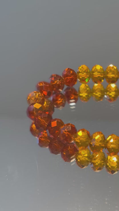 Orange & Gold - Round