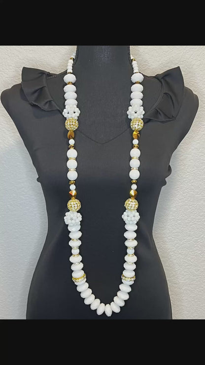 White & Gold - Round