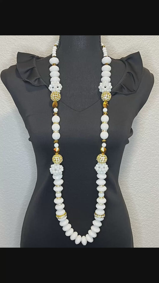 White & Gold - Round