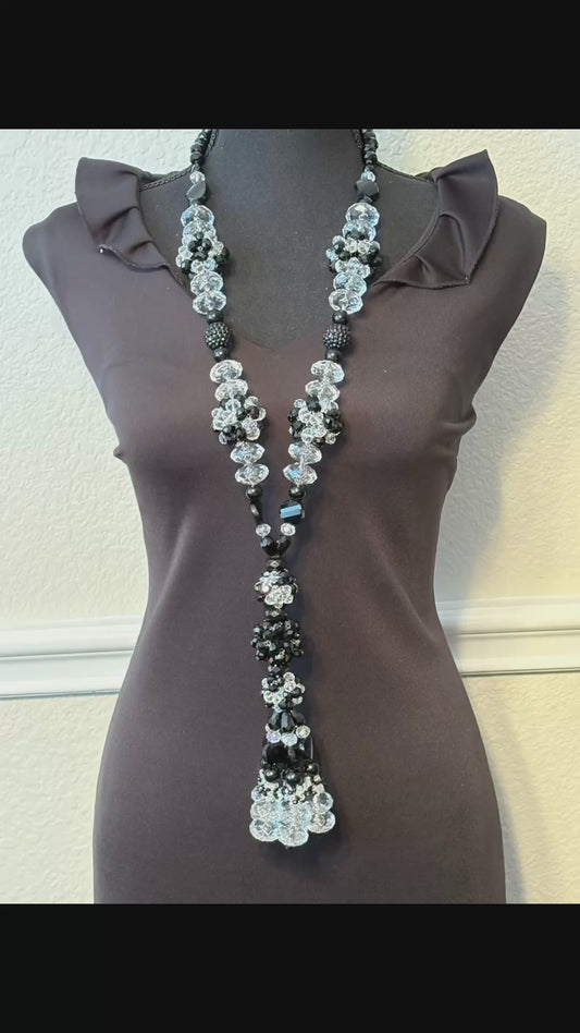 Black & Clear - Tassel