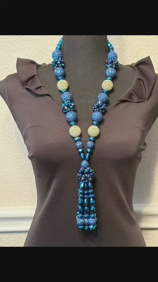Metallic Blue - Tassel