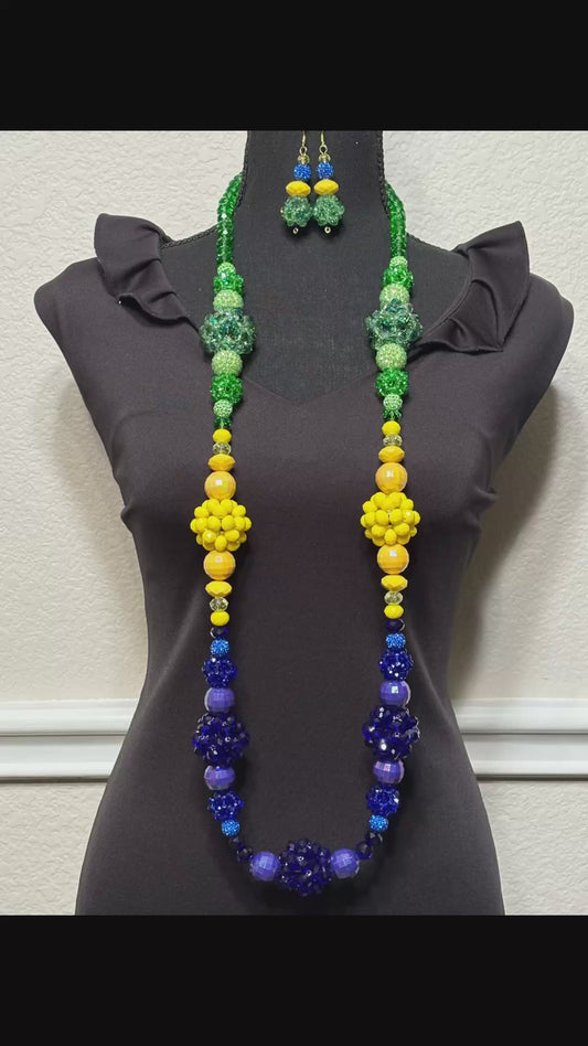 Green, Yellow, & Blue - Round