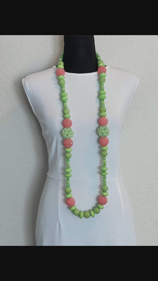 Green & Pink - Round