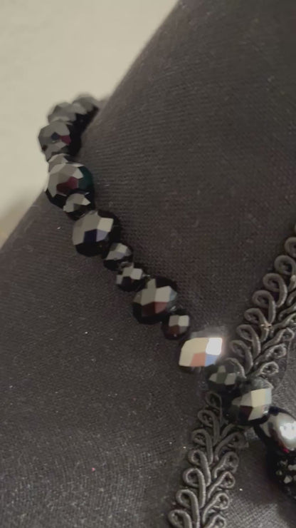 Black & Silver - Tassel