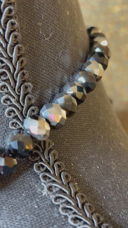 Black & Silver - Tassel