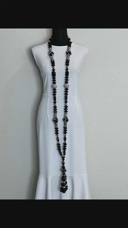 Black & Silver - Tassel