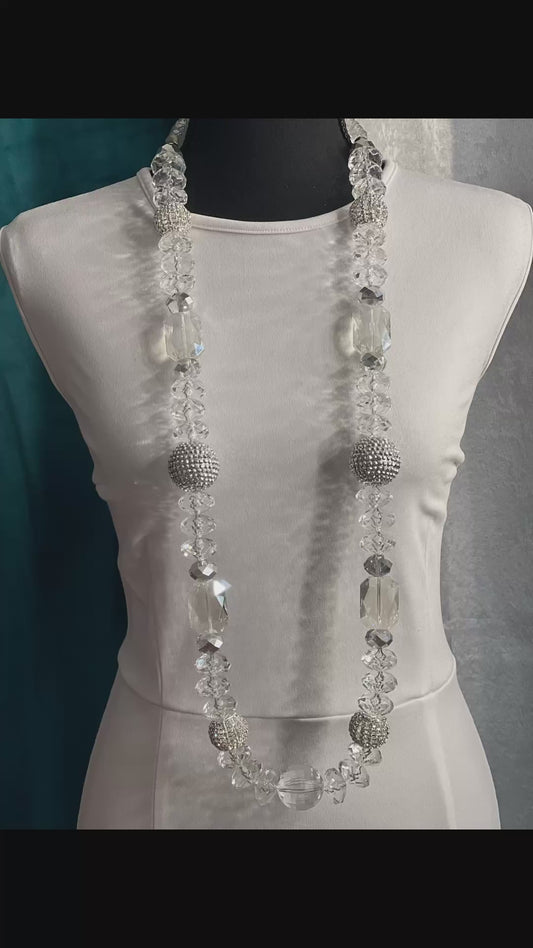 Clear & Silver - Round