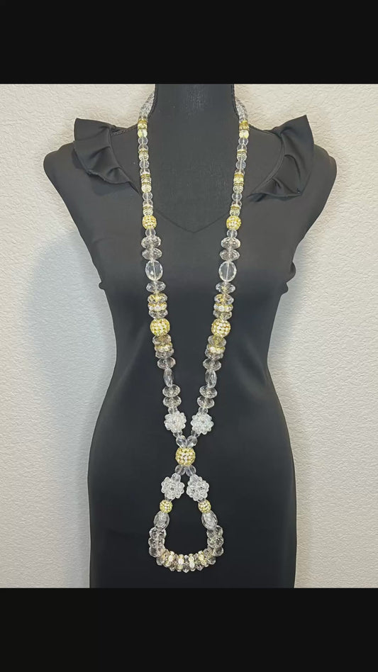Clear & Gold - Tassel