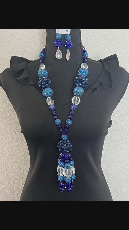 Blue & Clear - Tassel