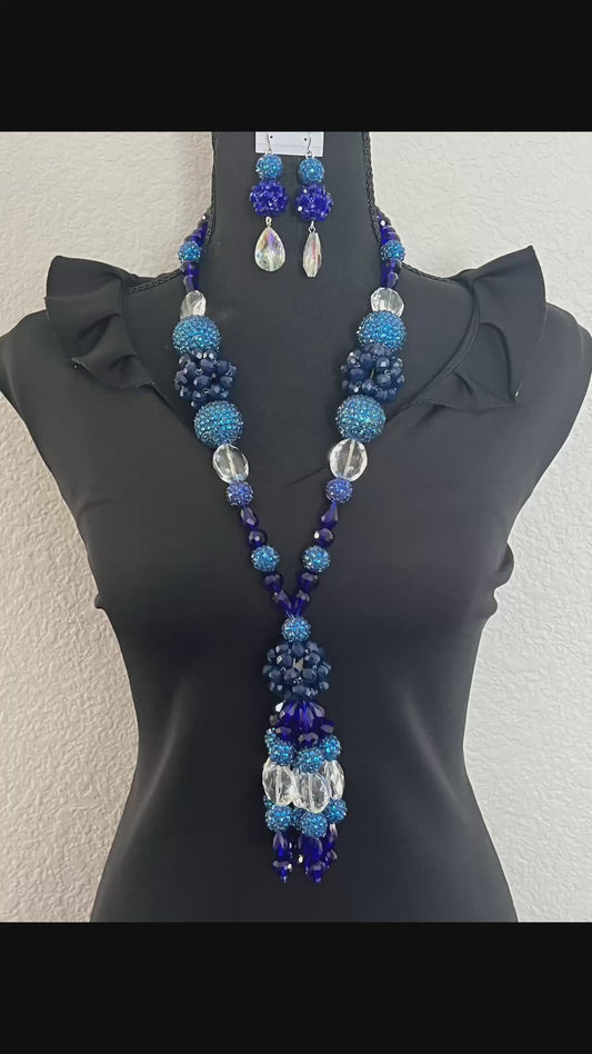 Blue & Clear - Tassel