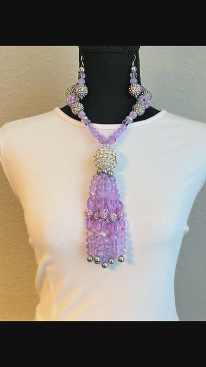 Lavender & Silver - Tassel