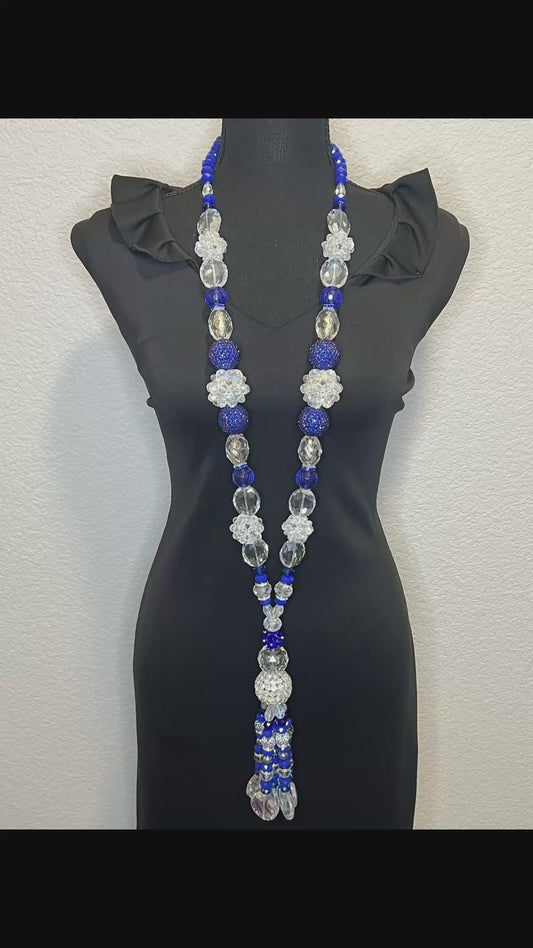 Blue & Clear - Tassel