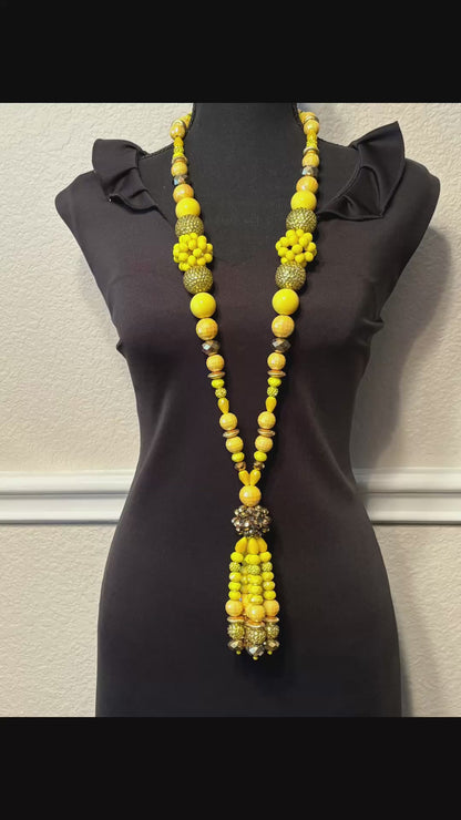 Yellow & Gold - Tassel
