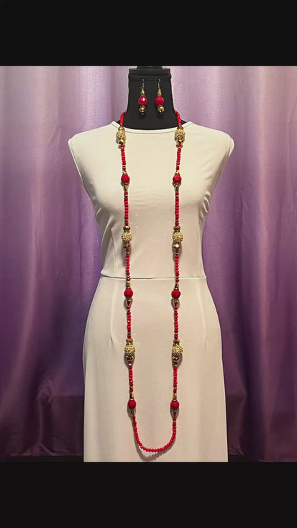 Red & Gold - Round