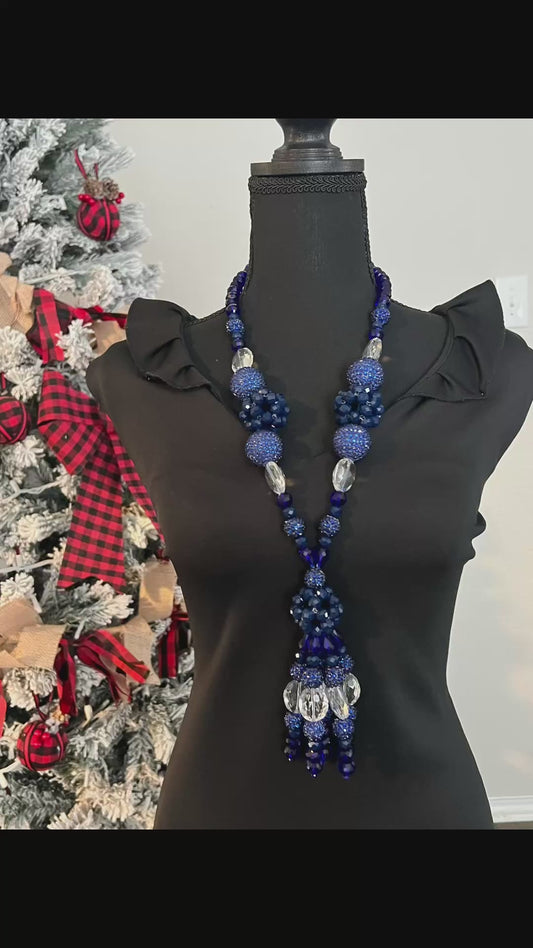 Blue & Clear - Tassel