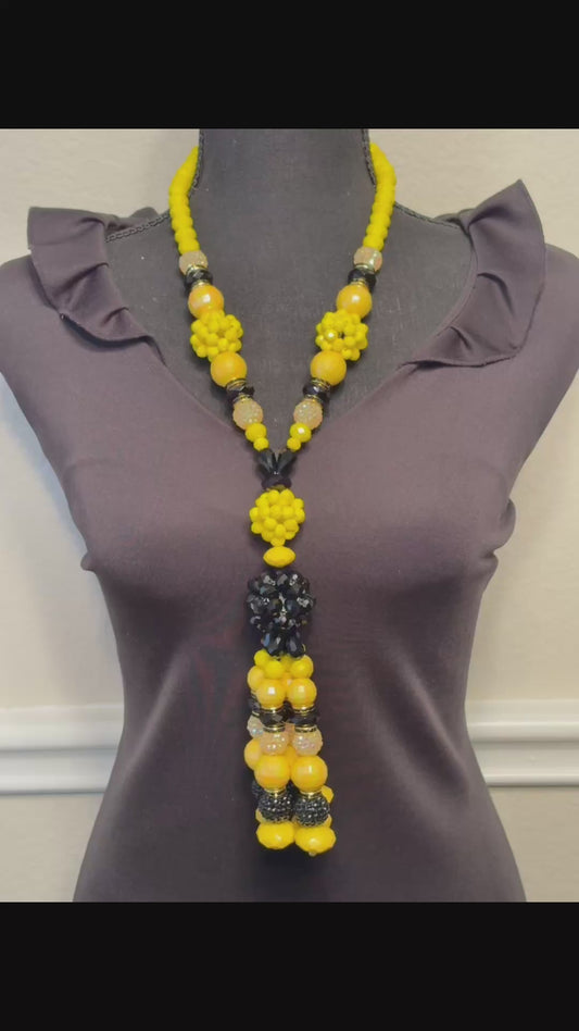 Yellow & Black - Tassel