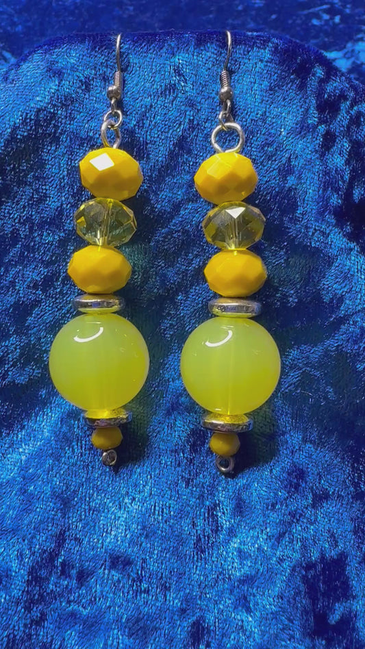 Yellow Earrings